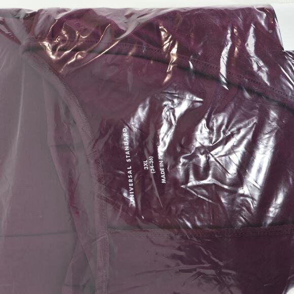 Universal Standard Teresa Liquid V-Neck Dress Acai Purple Size 3XL 34-36 NWT - Picture 3 of 5